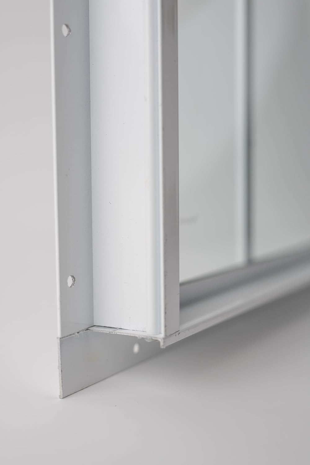 Shed Window 14x21 White - Vertical Slider with Tempered Glass & Bug Screen 2 Pack