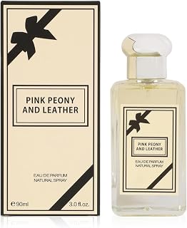 Pink Peony and Leather Women’s Perfume Eau de Parfum Floral Leather Woody Scent 90ML 3.0 FL Oz