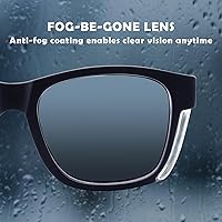 Vista 44 de UKNOW Safety Glasses - Anti Fog Lenses - Eye Protection with Side Shields - ANSI Z87.1 Protective Eyewear - UV Protection