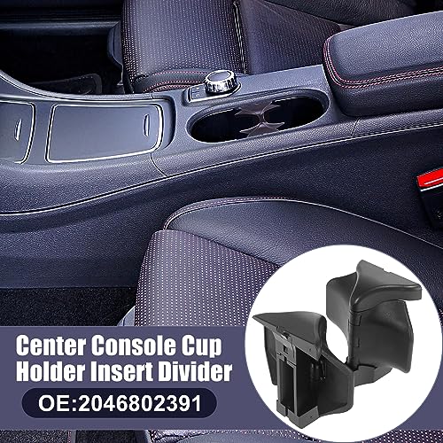 Divisor Portavasos para Consola Mercedes-Benz Negro miniatura 2