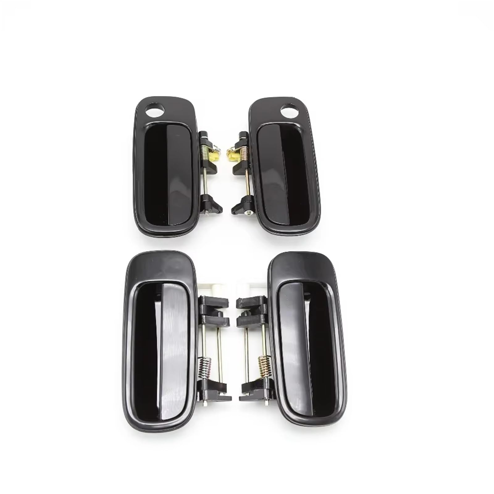 Ohkylsd One Color Door Handle Set 4 Black Outside Door Handle 69240-33010 69220-33020 For Toyota For Camry 1992 1993 1994 1995 1996 2.2L 3.0L Replacement Handles