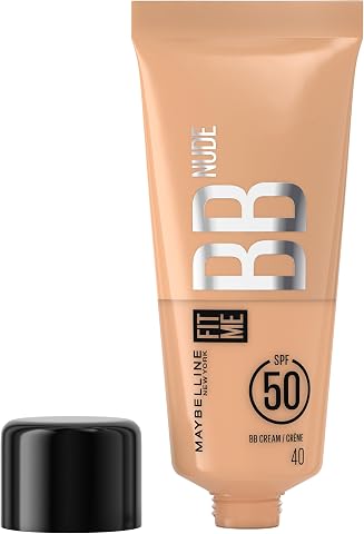 Maybelline New York Fit Me Nude Cilt Bakımı Etkili Nemlendirici SPF50 BB Krem - 40