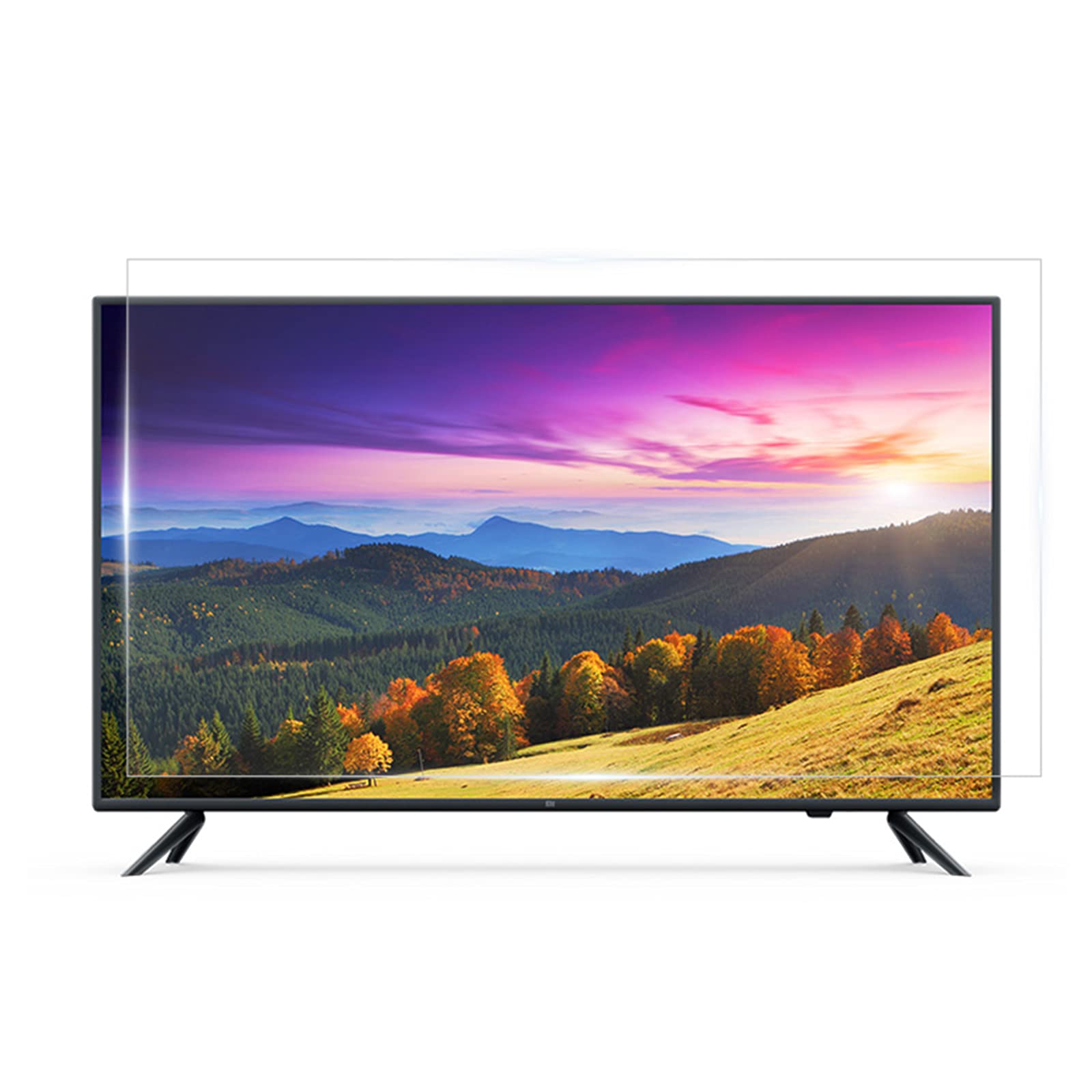 Protecteur d'écran de télévision anti-lumière bleue anti-reflet 32-75 pouces