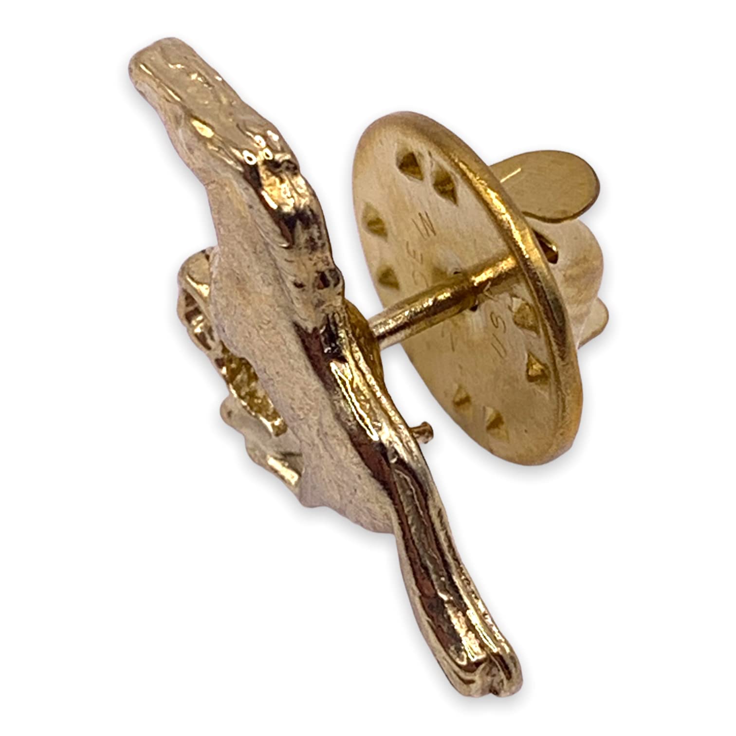 StockPins Mustang Horse Lapel Pin – Gold Equestrian Pin for Men and Women, Western Hat, Jacket, and Backpack Accessory, Perfect for Horse Lovers and Mustang Owners