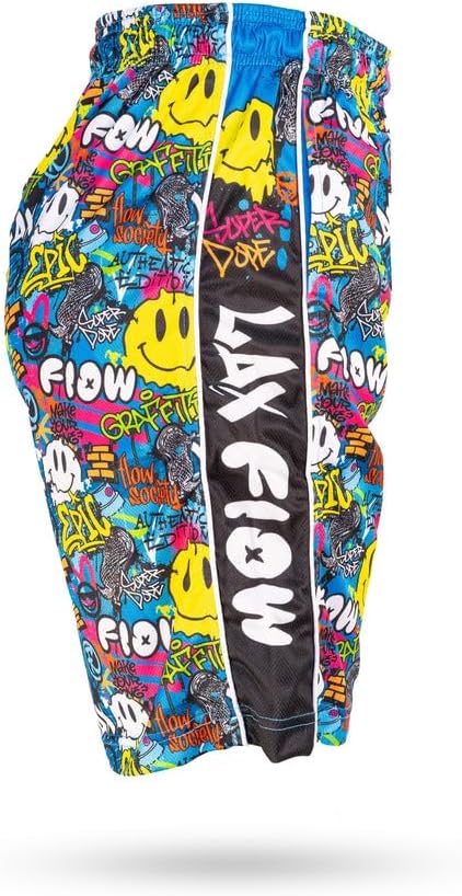 Flow Society Graffiti Lax Boys Athletic Shorts