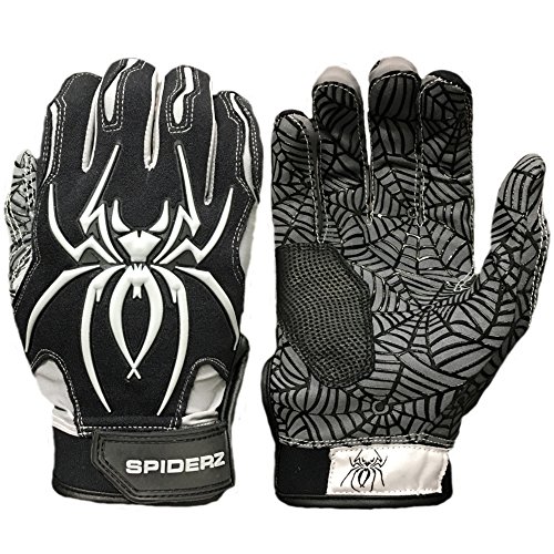 Spiderz Adult Hybrid Batting Glove Silicone Web Palm