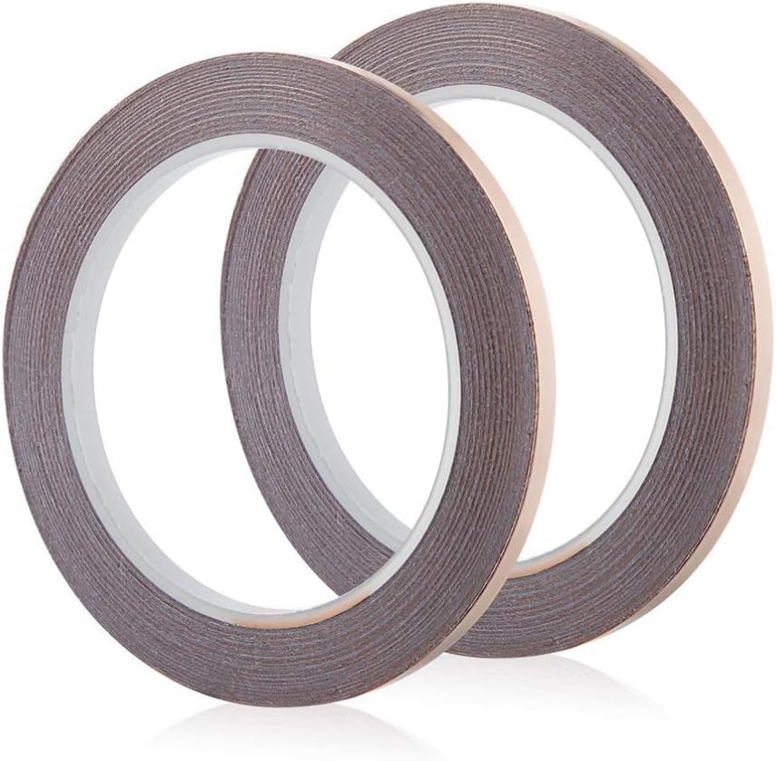 TEHAUX Double Side Tape Copper Foil Tape with Conductive