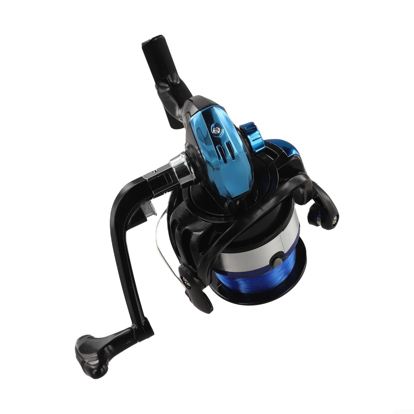 MuchLuckystar Fishing Reel Metal, 1000-7000 Spool with Fishing Line 5.5:1 Speed Ratio for Saltwater Freshwater Coarse Fishing(MK7000)