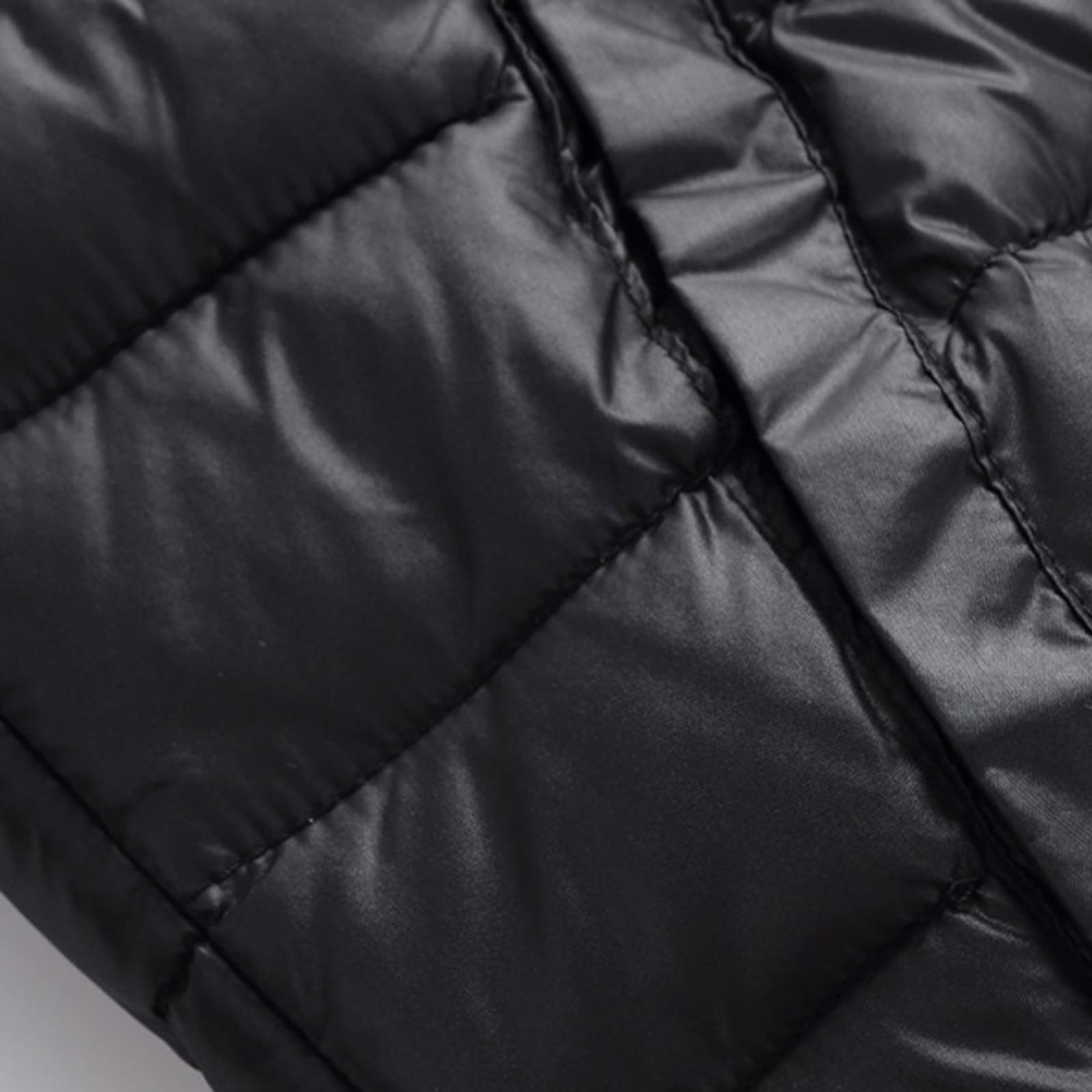 Giubbotto da Donna Senza Maniche Mezza Stagione Taglie Forti Imbottito Gilet con Cappuccio Trapuntata Piumini Inverno Smanicato Trapuntato Piumino Donna Caldo Cappotti Zip Curvy Imbottita Vestibilità
