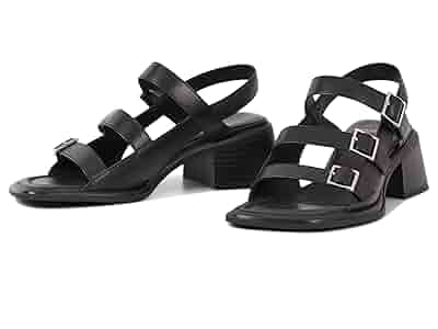 シューズ・サンダルその他 CARVEN Woman Heeled sandals Black 6251161232 DEEP BLACK puff-thong-heel-85-black-