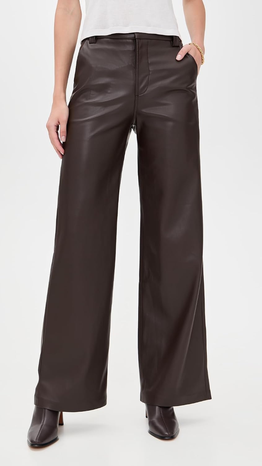 Joe's Jeans Women's The Mia Vegan Leather Trousers