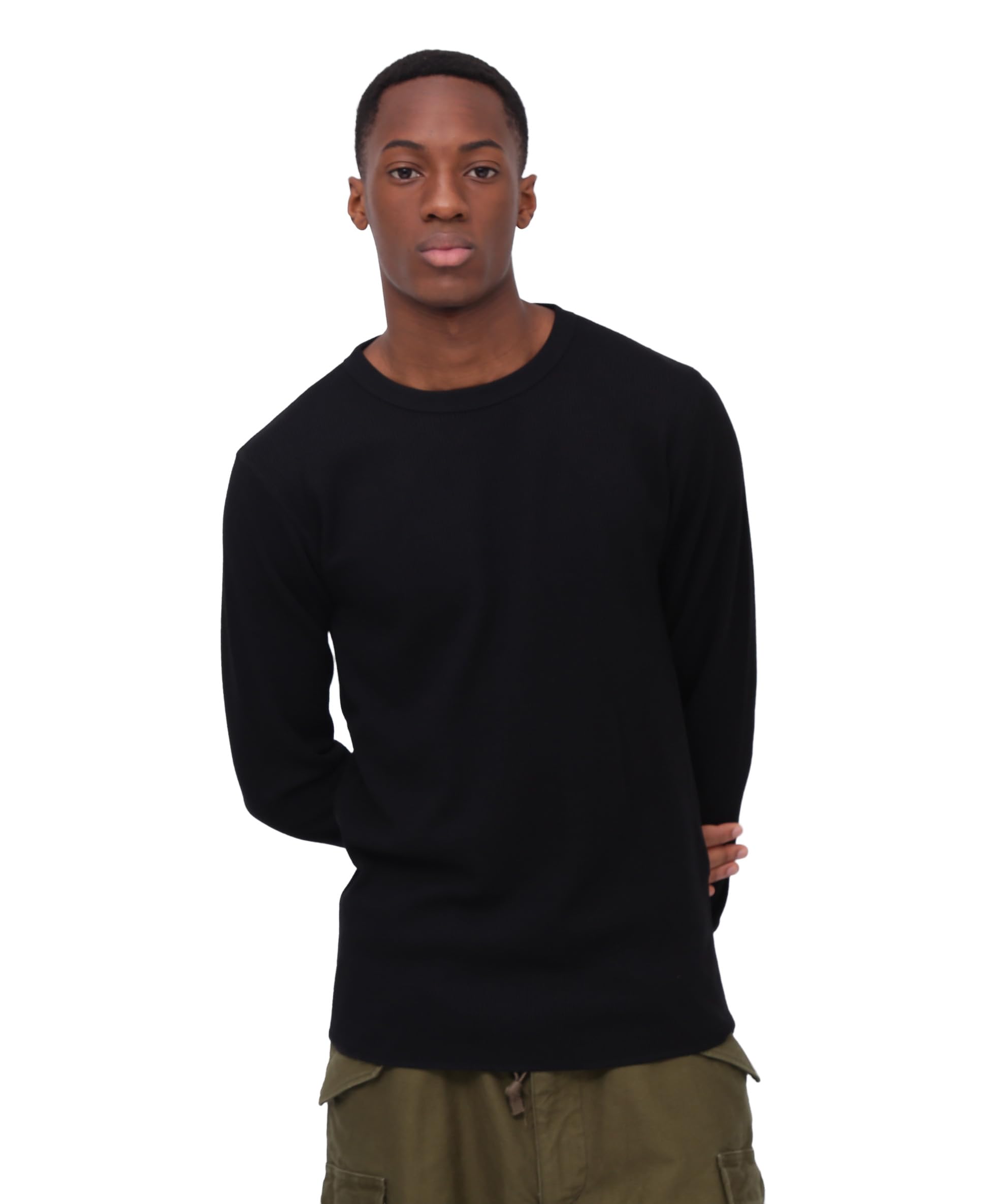 Amazon.co.jp: [Avirex] 【DAILY】 L/S THERMAL CREW NECK T-SHIRT