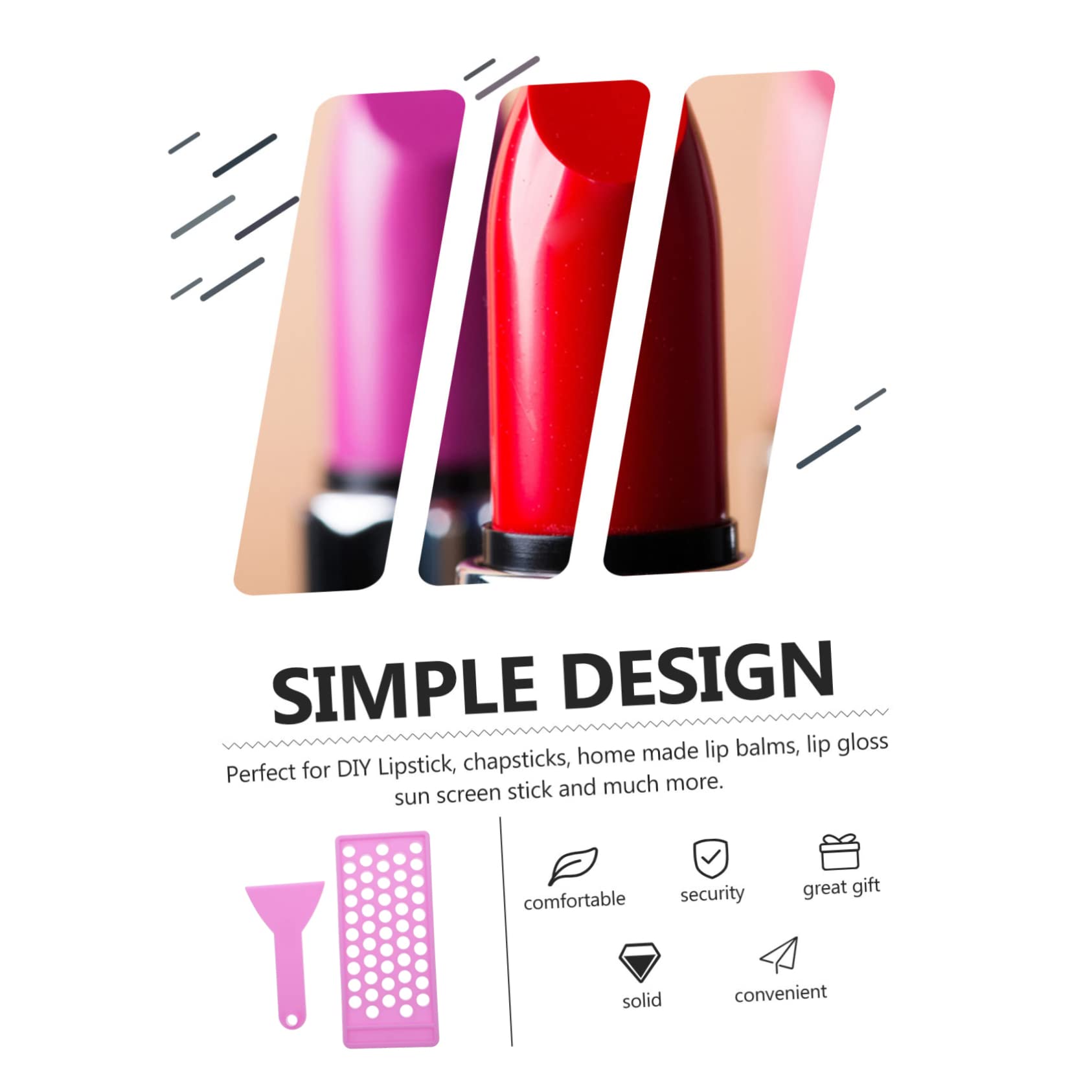 Lippenstift Abfüllschale 5g Pp 50-loch für Selbstgemacht Lippgloss