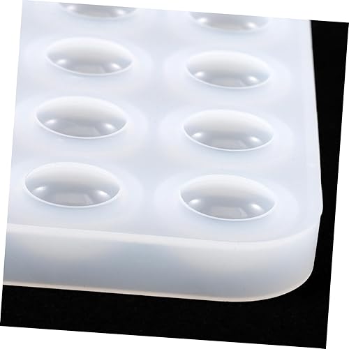 Miniatura 2 de DIY Backgammon - Plantillas de molde de silicona para manualidades, molde redondo de resina, molde de ajedrez, gel de sílice, blanco, molde de