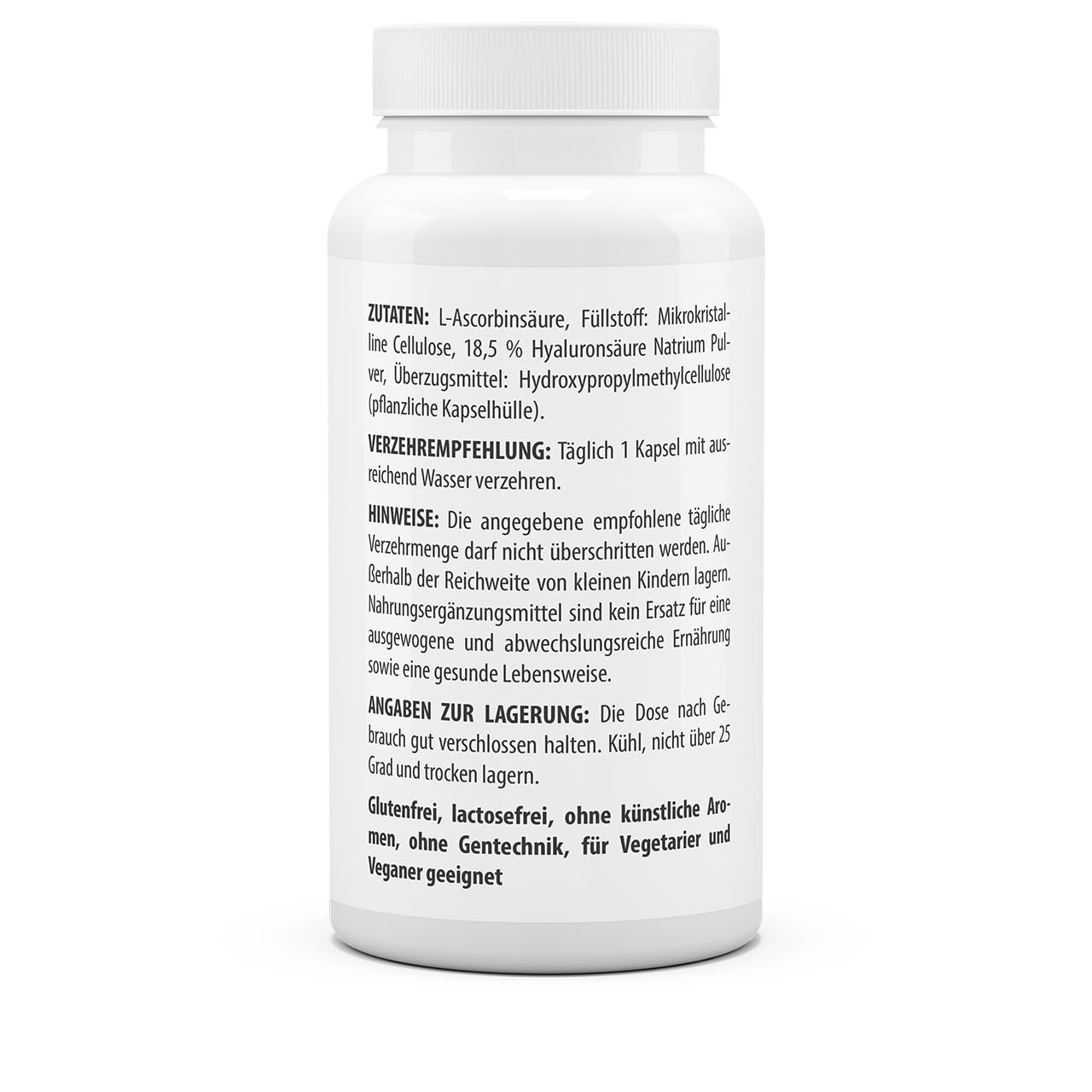 3er Pack Vita World Hyaluron Säure 100mg Gelenk 3 x 100 Kapseln Vegan Made in Germany