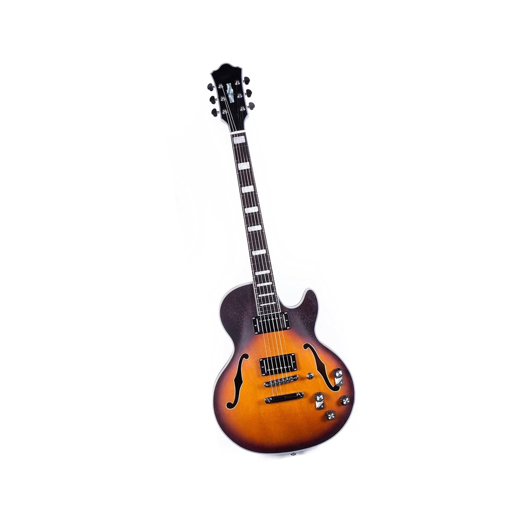 Guitarra Eléctrica Semihueca Con Acabado Mate Incluye Funda(2)
