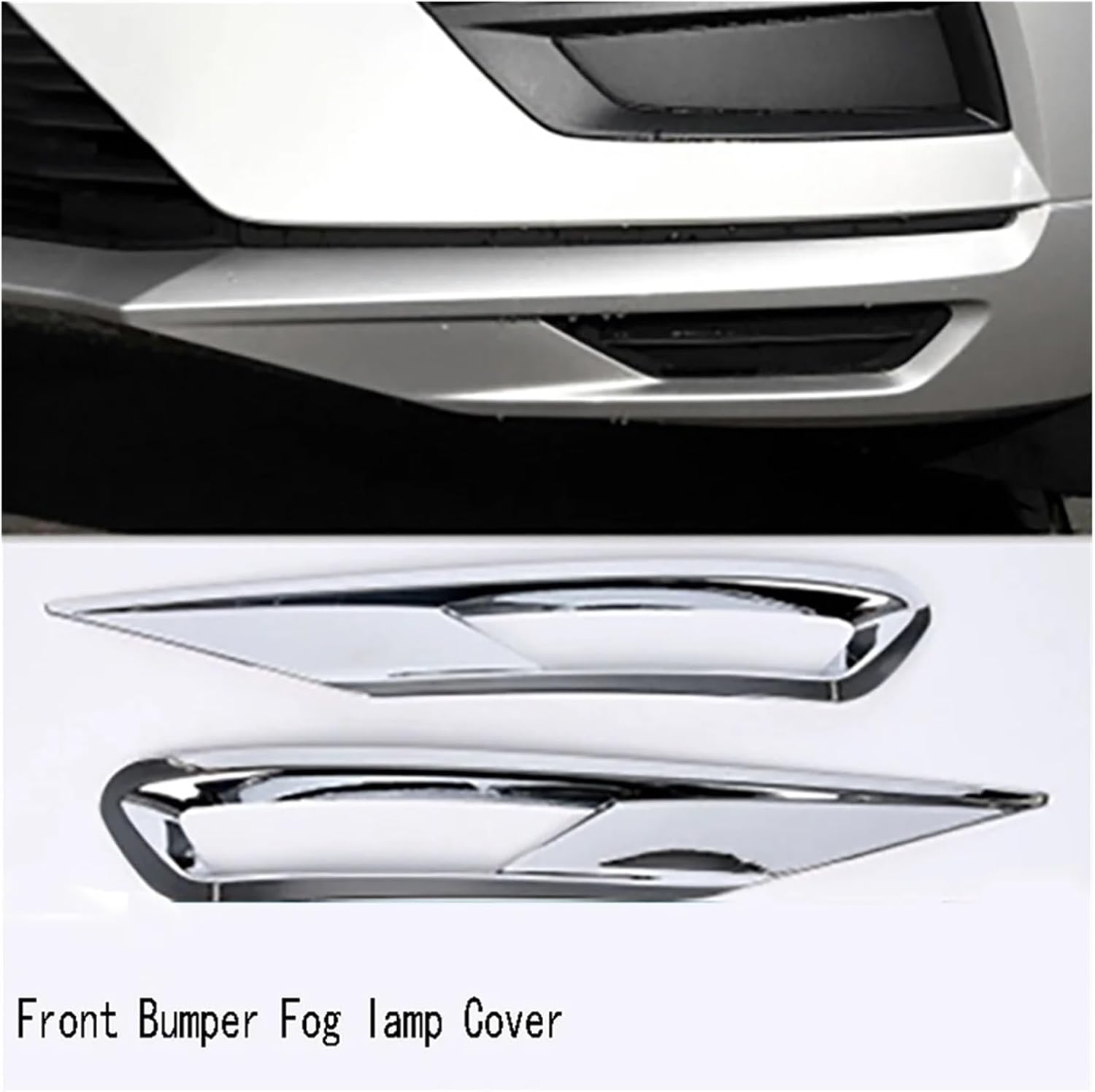 Fog Lamp Cover Compatible With Volvo XC60 2018 2019 Front Fog Light Strip Cover Head Lamp Trims