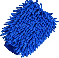 Luva de Lavar Carro Microfibra para Limpeza e Lavagem Automotiva Pano de Microfibra – Super Macia, Alta Absorção, Não Risca, Uso Doméstico e Profissional