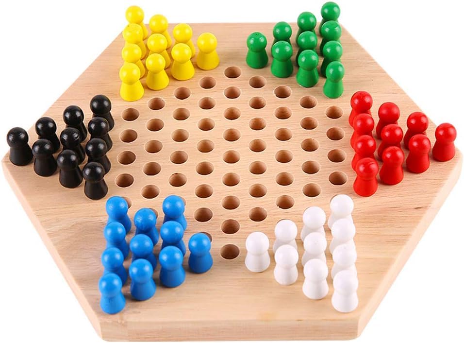 Little Mind Chinese Checker Board Wooden Classic Board Game for Adults and Kids Wooden Chinese Checkers Hexagon Board with Wooden Marbles3+ Years (Small Checkers) (B0D54RNVN8) Amazon Price History, Amazon Price Tracker