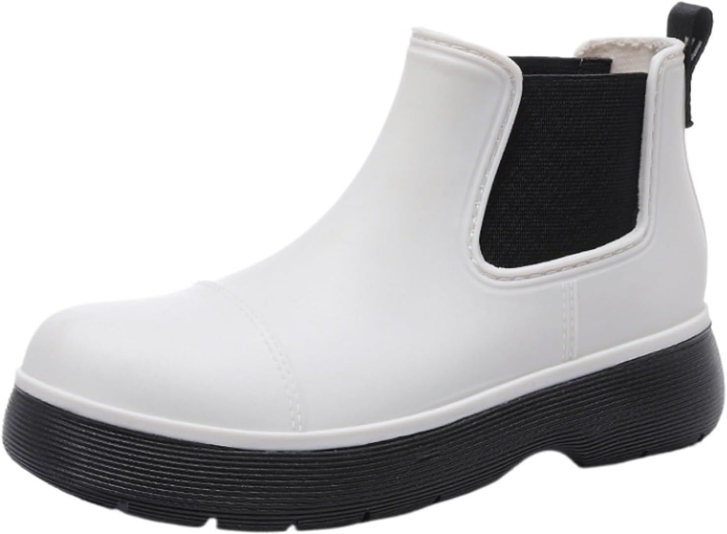Outdoor Work Booties Women's Short Thick Soled Rain Boots Versatile Water Boots Non Slip Rubber Shoes Outdoor Gardening Work