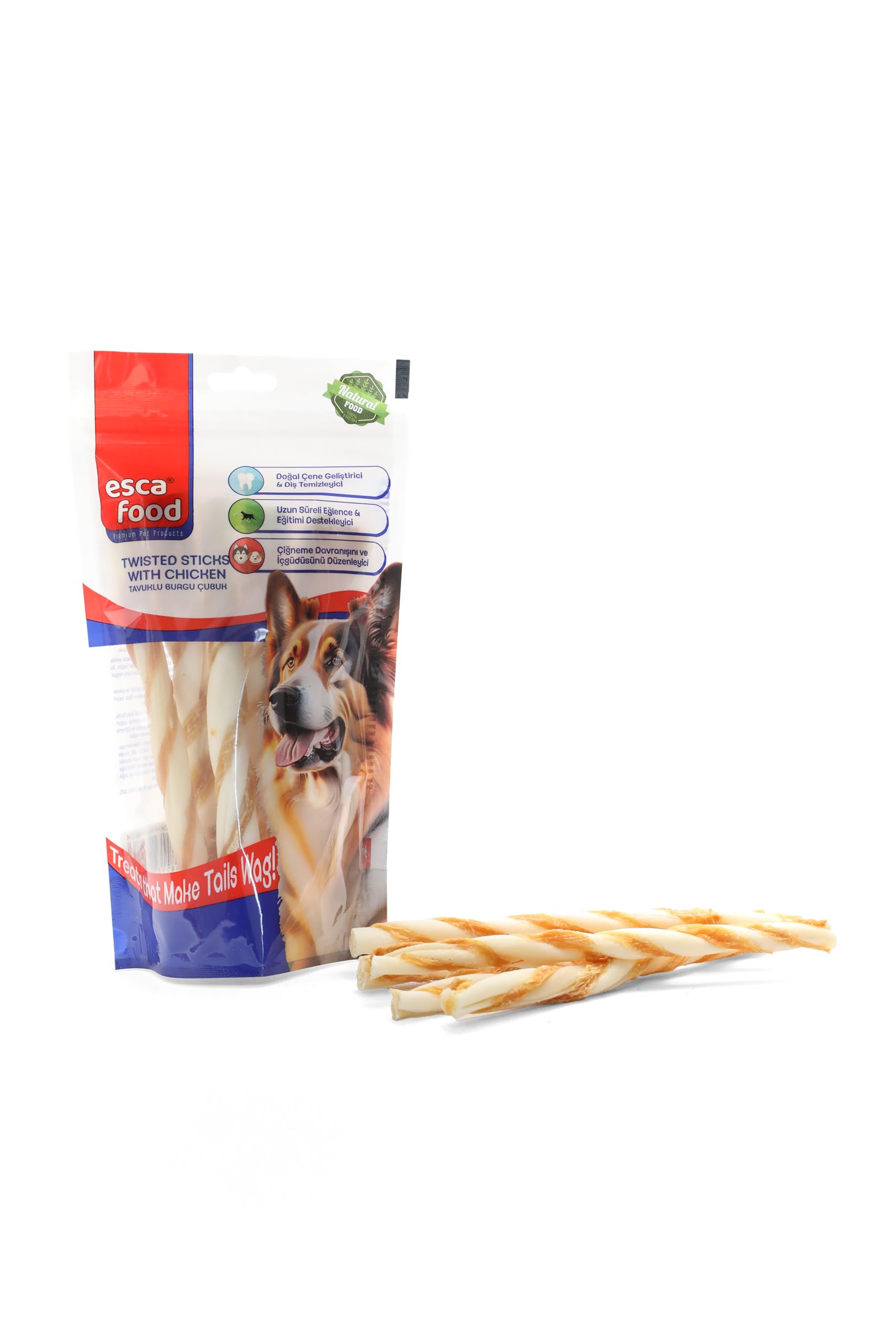Tavuklu Jumbo Burgu Kemik 6'li Köpek Ödül Maması