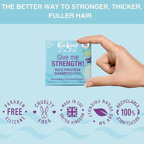 Miniatura 6 de KinKind Barras de champú y acondicionador de arroz  Set de barra de champú y acondicionador para adelgazar el cabello  Barras de champú de arroz