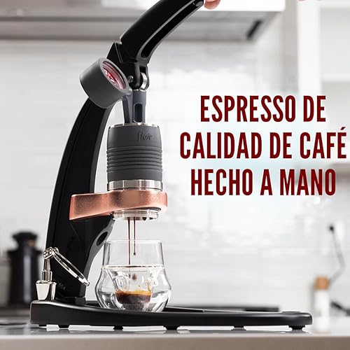 Miniatura 4 de Flair Espresso Maker PRO 2 (cromado) - Una cafetera de espresso con palanca manual con cabezal de infusión de acero inoxidable y manómetro