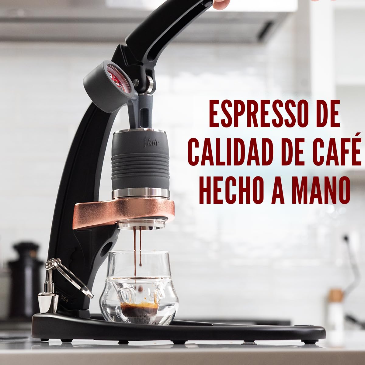 Amazon.com: Flair PRO 3 (Negro) – Máquina de café expreso con