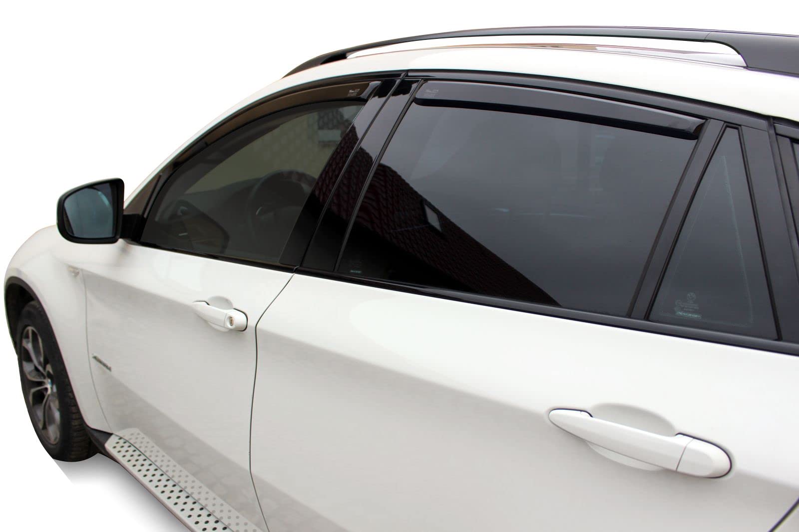 Deflettori Aria Per Alfa Romeo 159 2005-2011 4-Porte Set 2 Antiturbo Antivento E - Foto 7