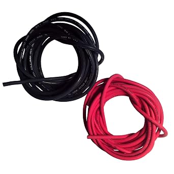 30 ft 10 Gauge High Temperature Wire 150 Degrees C Rated. UL and CSA Rated Silicone Rubber Insulated Cable Black and Red 15 ft of Each Color, Made in USA 30FT 10g Silicone Wire