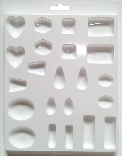 Yaley 2375205 Molde de fundición de joyería, joyas de varios tamaños y formas