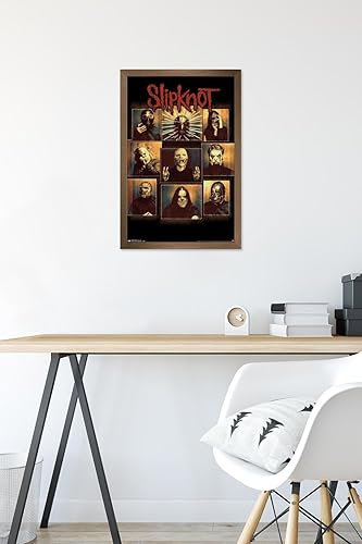 Miniatura 85 de Trends International Slipknot - Póster de pared a prueba de balas, 34 pulgadas de largo x 22.4 W, paquete de póster y clip prémium Paquete de póster