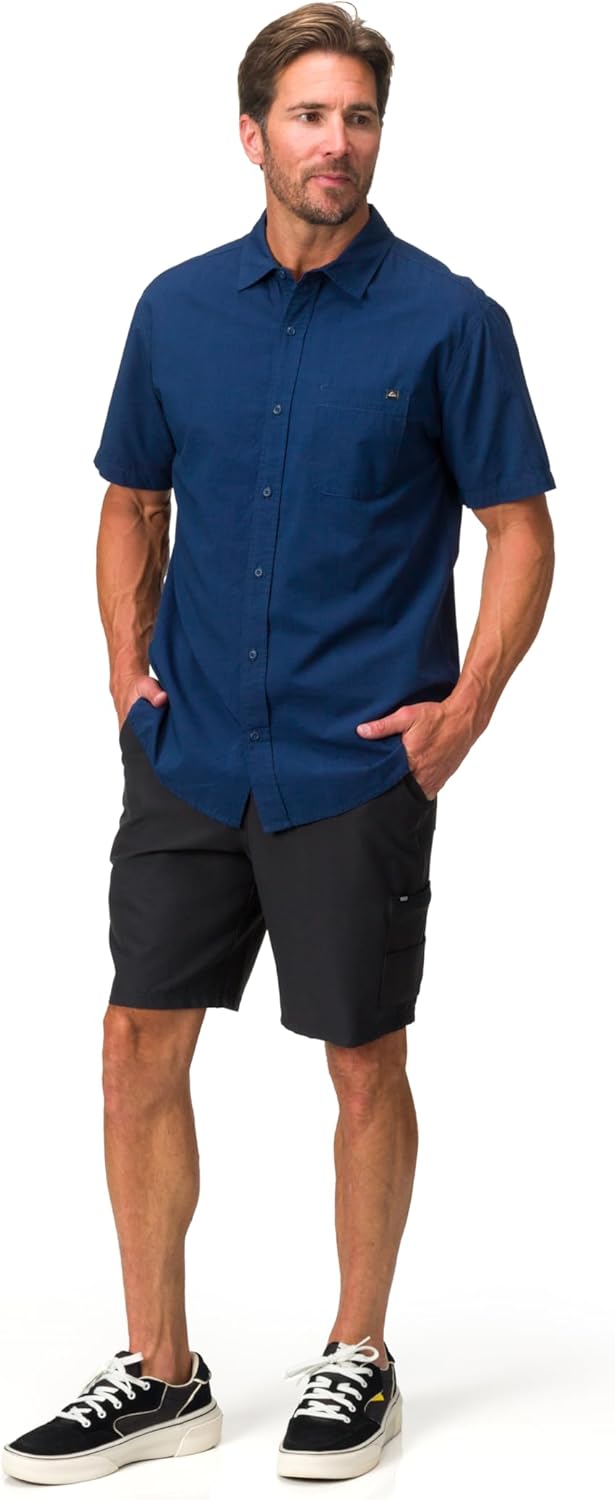 Reef Mens Reef Collins Short Sleeve Woven Shirt - Image 2