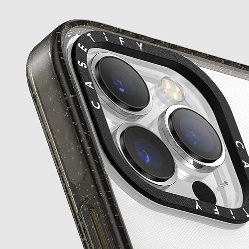 Miniatura 9 de CASETiFY Impact - Funda para iPhone 13 Pro protección contra caídas de 6.6 pies - Gris camuflaje - Negro transparente