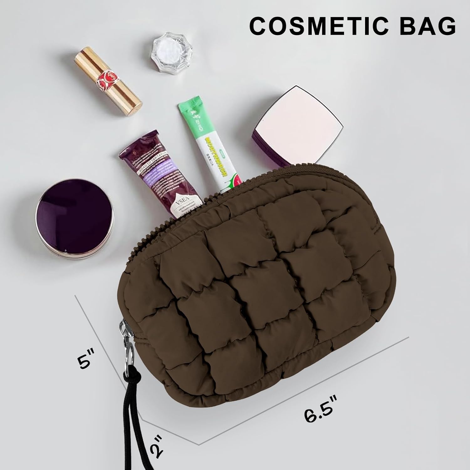 Puffer Tote Bag for Women Large Quilted Puffy Lightweight Carryall Crossbody Tote Bag for Women - Image 7