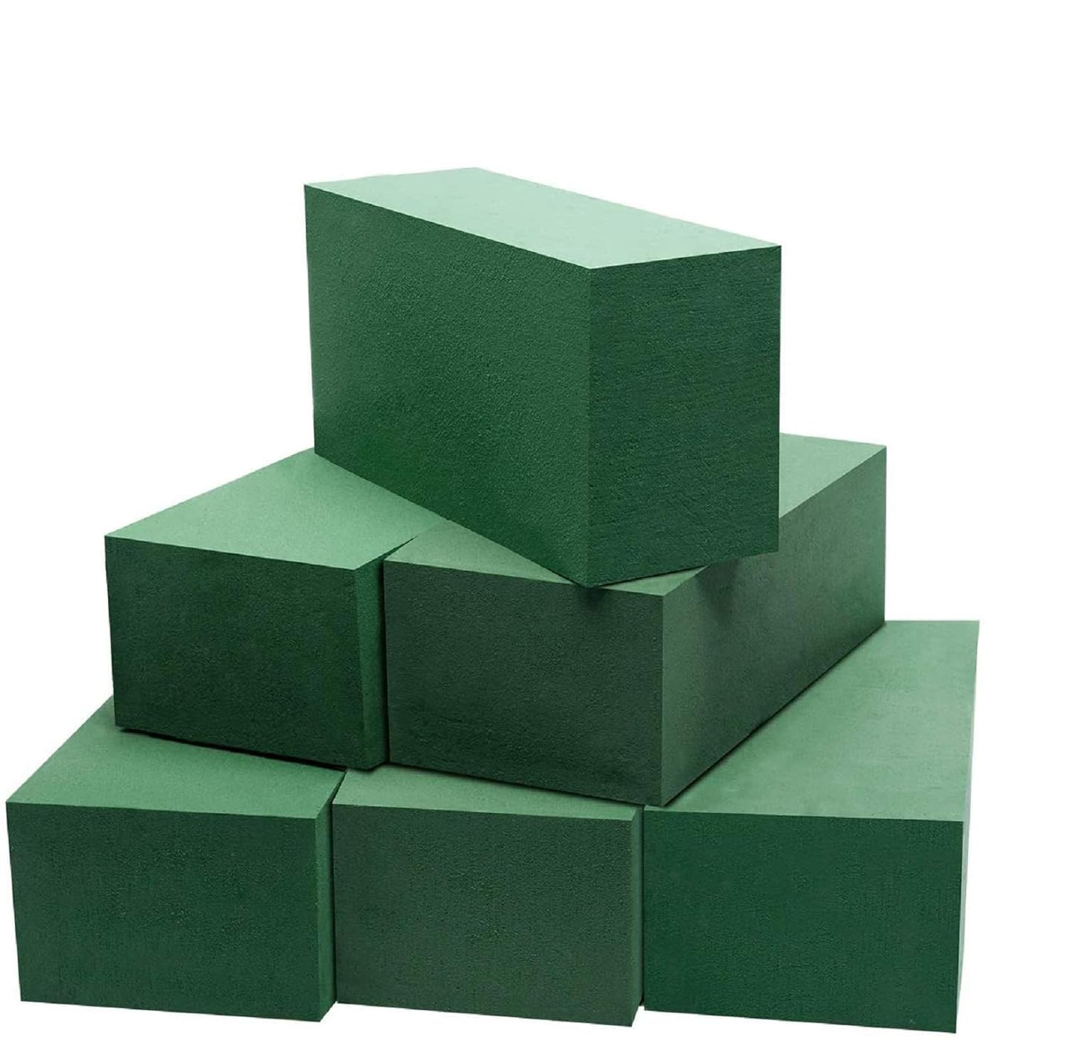 Sponsored Ad - NKB Traders Wet Floral Foam Blocks Large Floral Bricks Flower Mud Foam Kit for Florist Floral Arrangement Green Styrofoam Dry or Wet - 9"L x 3.1"W x 4.3" H (Pack of 6)