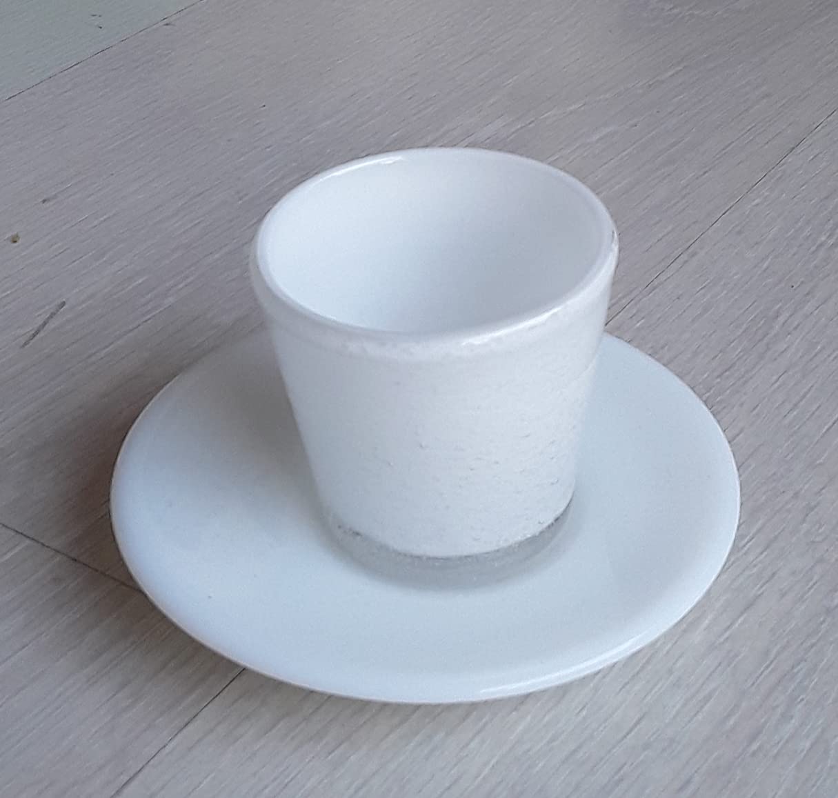 MEMENTO ZANI Set of 4 Coffee Cups + Saucer White Solid MMCO-WS