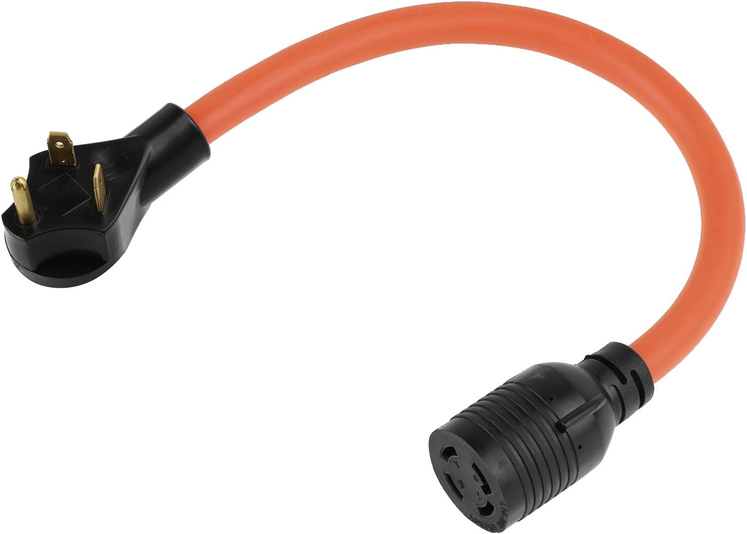 TT30P Male to L1430R Female Adapter Cord, 30 amp 4 Prong Generator