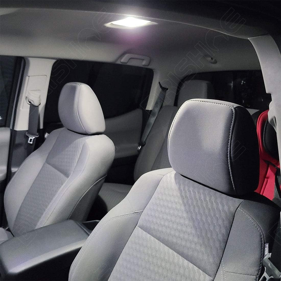 White Interior LED Lights Kit for Honda Fit Jazz 2006 2007 2008 2009 2010 2011 2012 2013 2014 Super Bright 6000K LED Interior Light Bulbs Package + License Plate Lights and Install Tool