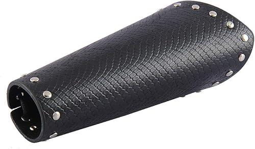 Miniatura 4 de JAOYU Brazalete de cuero medieval Vambrace Armadura de muñeca Brazalete vikingo protector de brazo de cuero Guantelete Pulsera LARP Accesorios 2