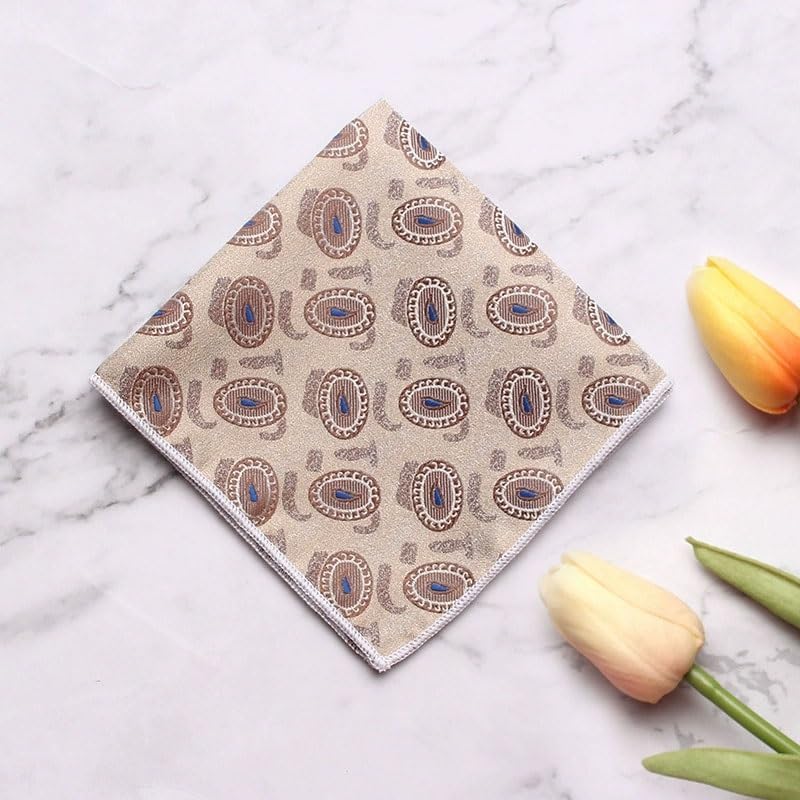 Men's Formal Small Square Handkerchief for Business Suit Party Pocket
