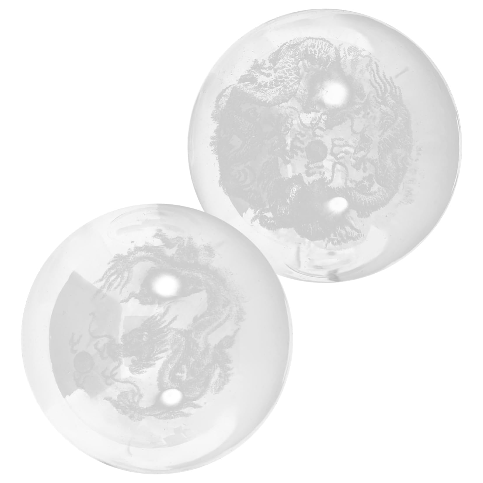 5 Series Bola De Masaje Pelota Gimnasia Cristal Ball Cristalball Bolas De Cristal Bolas De Masaje Para Ejercicios De Manos Masajeadores De Manos Al Aire Vidrio 2 Piezas X 5