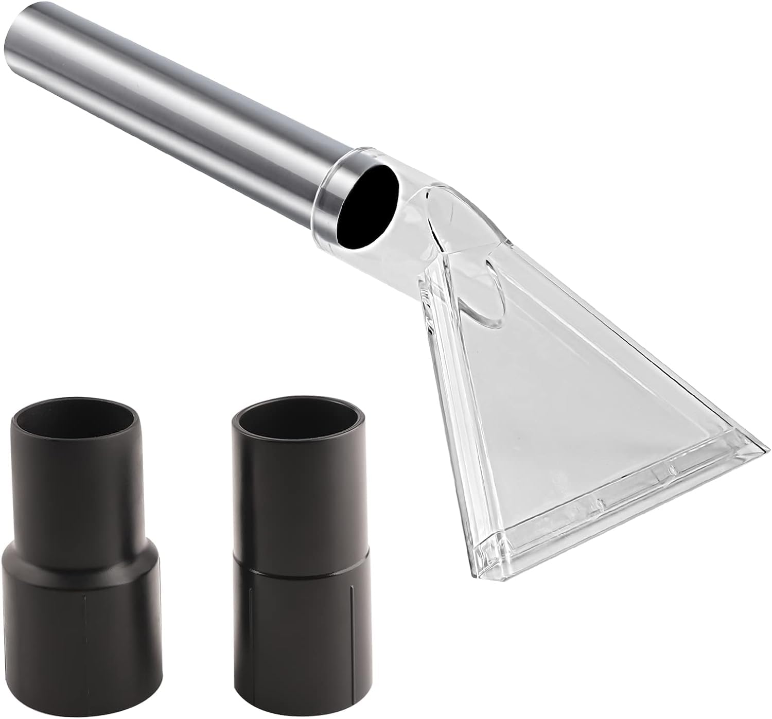 SYOSI Vac Extractor Attachment, Carpet Vac Extractor Attachment Tool with Clear Head, Turn Wet-Dry Vac into an Extractor for Cleaning Carpet Car Upholstery, Size Big