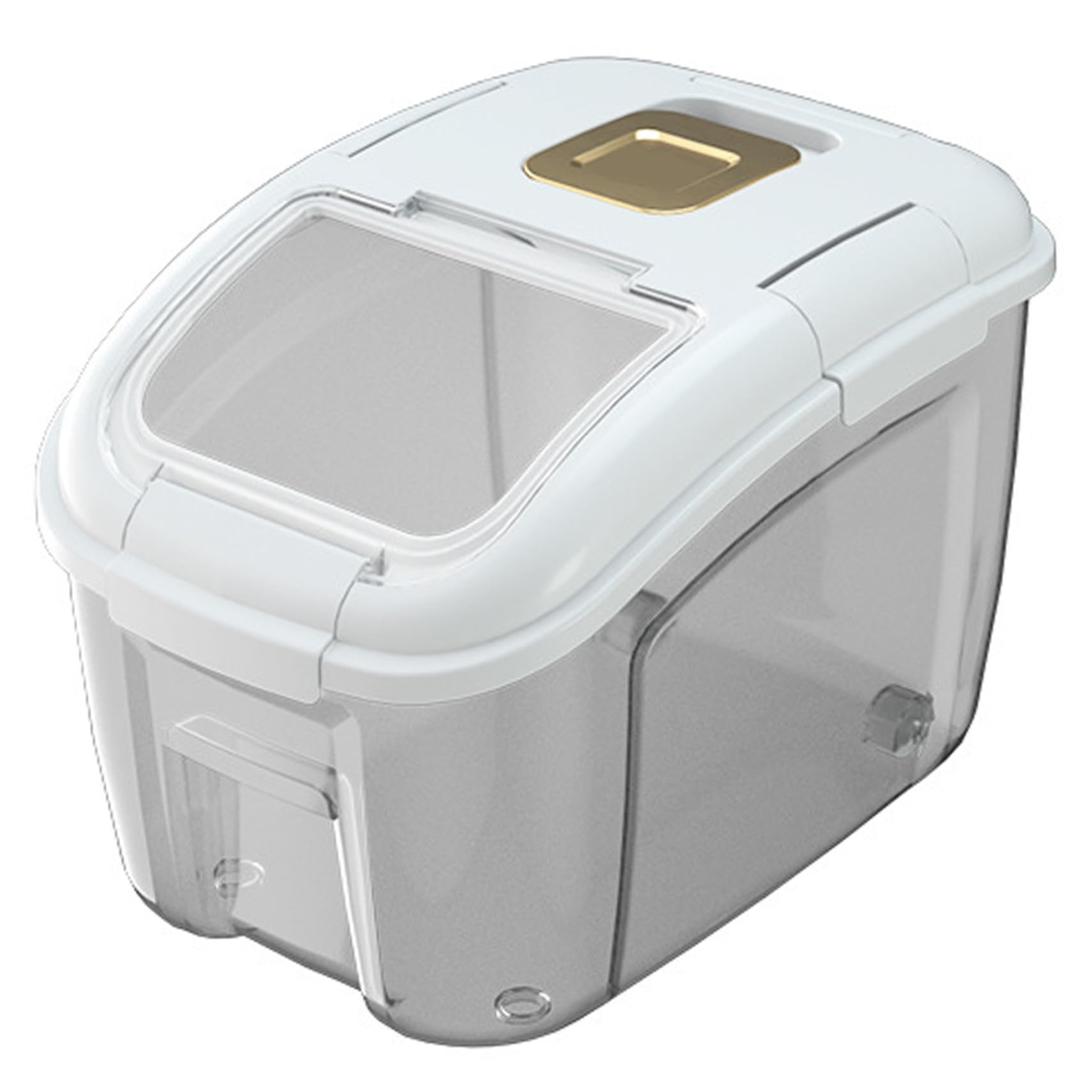 Récipient de stockage de riz résistant à l'humidité et mobile pour vrac