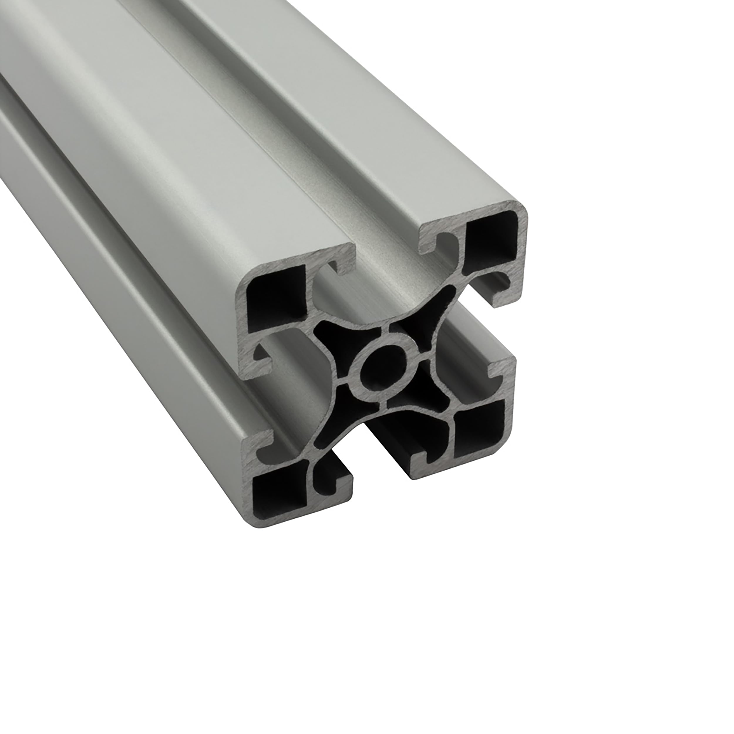 KLAK 40 - Aluprofil 12 Stück 40x40mm light 2m System-, Montageprofil Nut 8