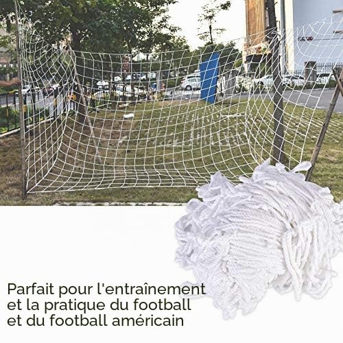 Filet De Hand 6X3,Filet Cage De Foot X 2M,Filet De Foot X 2M,Filet De RECE pour But De Foot 3 X 2 M,Filet De But De Foot pour Entraînement De Matce Sport
