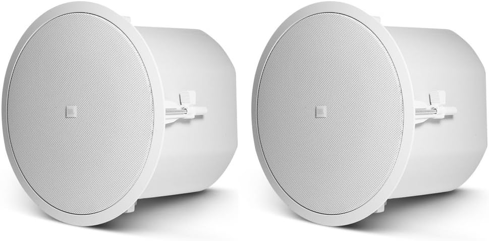 JBL Professional Control 226C/T 6.5-Inch Coaxial Ceiling Loudspeaker with High-Frequency Compression Driver and Multi-Tap Transformer, Sold as Pair