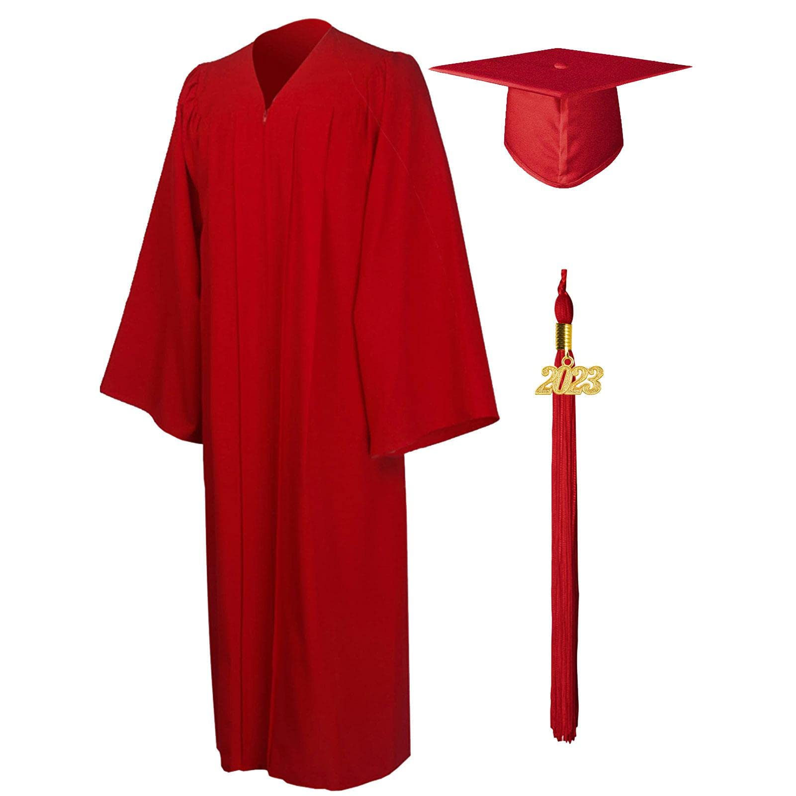 WCXSYBachelor Gown | 2023 Graduation Cap Gown - Clergy Robes Women For Church Judge Robe Costumes With Tassels And Year Stamp