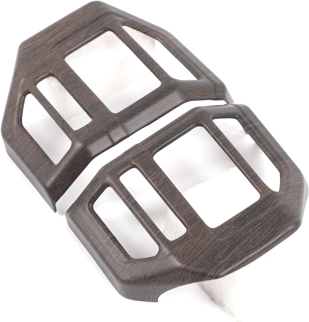 Dashboard Driver Side Button Cover Trim Compatible with Toyota Land Cruiser Prado 250 J250 LC250 2024 2025 2026, Piano Black Interior Accessories 2Pcs