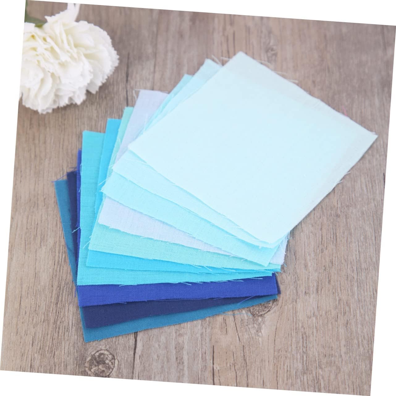50pcs Cotton Fabric Squares Handmade Cloth for Sewing and Crafting for Home Decor Projects and Creative Accessories